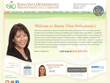 Tablet Screenshot of buenavistaorthodontics.com